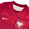 Детска футболна тениска Nike Dri-Fit Poland Stadium Away 2026 noble red/sport red 4