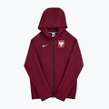 Мъжки футболен суитшърт Nike Tech Fleece Poland Full Zip Hoodie team red 3