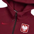 Мъжки футболен суитшърт Nike Tech Fleece Poland Full Zip Hoodie team red 4