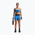 Дамски тренировъчни шорти Nike Pro Sculpt Dri-Fit High-Waisted Biker 5" light photo blue/black/white 2