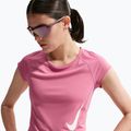 Дамска тениска за бягане Nike Swoosh Run Dri-Fit peony/photon dust/white 4