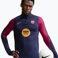 Мъжки футболен суитшърт Nike FC Barcelona Strike Soccer Drill Top blackened blue/mineral yellow 4