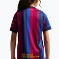 Детска футболна тениска Nike FC Barcelona Dri-Fit Stadium Home deep garnet/blue void/mineral yellow 7