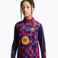 Детски футболен суитшърт Nike FC Barcelona Dri-Fit Strike Drill Top noble red/noble red/mineral yellow 4
