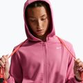 Детски суитшърт Nike Pro Fleece Dri-Fit Full-Zip peony/peony/black/white 5