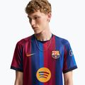 Мъжка футболна фланелка Nike FC Barcelona Dri-Fit Stadium Home deep garnet/blue void/mineral yellow 5