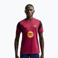 Мъжка футболна фланелка Nike FC Barcelona Strike Soccer Dri-Fit noble red/blackened blue/mineral yellow