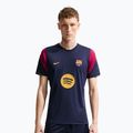 Мъжка футболна фланелка Nike FC Barcelona Strike Soccer Dri-Fit blackened blue/noble red/mineral yellow
