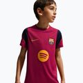 Детска футболна тениска Nike FC Barcelona Strike Dri-Fit noble red/blackened blue 4