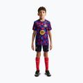 Детска футболна тениска Nike FC Barcelona Dri-Fit Pre-Match noble red/mineral yellow 3