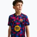 Детска футболна тениска Nike FC Barcelona Dri-Fit Pre-Match noble red/mineral yellow 5