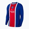 Мъжка футболна блуза с дълъг ръкав Nike Paris Saint-Germain Dri-Fit Stadium Home old royal/white/university red/white