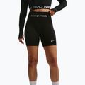 Дамски тренировъчни шорти Nike Pro Seamless High Waisted Biker 5" black/white 5