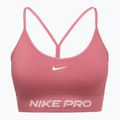 Спортен сутиен Nike Pro Seamless Light Support peony/white