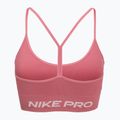 Спортен сутиен Nike Pro Seamless Light Support peony/white 2