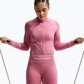Дамски тренировъчни шорти Nike Pro Seamless High Waisted Biker 5" peony/white 4