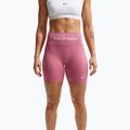 Дамски тренировъчни шорти Nike Pro Seamless High Waisted Biker 5" peony/white 5