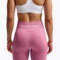 Дамски тренировъчни шорти Nike Pro Seamless High Waisted Biker 5" peony/white 6