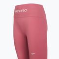 Дамски клинове Nike Pro Seamless в цвят розова божур/бял 3