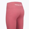 Дамски клинове Nike Pro Seamless в цвят розова божур/бял 4