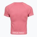 Дамска тренировъчна тениска Nike Pro Seamless Dri-Fit peony/white 2