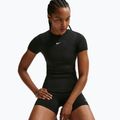 Дамска тренировъчна тениска Nike One Fitted black/white 4
