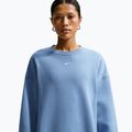 Дамски суитшърт Nike Studio Fleece Medium Weight work blue/sail 5