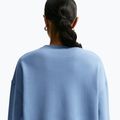 Дамски суитшърт Nike Studio Fleece Medium Weight work blue/sail 6
