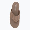 Дамски чехли SKECHERS Ultra Flex 3.0 Rhythm Waves brown 5