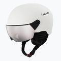 Детска скиорска каска HEAD Yuki Visor Jr marshmallow/silver/red