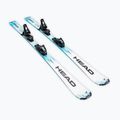 Детски ски за спускане със ски автомати HEAD Supershape JRS + Jrs 7.5 GW CA white/blue 2