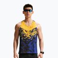 Мъжка тениска за бягане Nike AeroSwift Dri-Fit ADV Singlet citron pulse/lapis/bright crimson