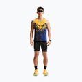 Мъжка тениска за бягане Nike AeroSwift Dri-Fit ADV Singlet citron pulse/lapis/bright crimson 2