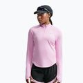 Дамски суитшърт за бягане Nike Tempo Dri-Fit 1/4 Zip pink rise