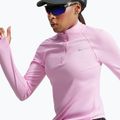 Дамски суитшърт за бягане Nike Tempo Dri-Fit 1/4 Zip pink rise 6