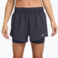 Дамски къси панталони/шорти Nike One Dri-Fit High-Waisted 3" 2In1 gridiron/white