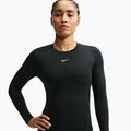 Дамска блуза с дълъг ръкав за  тренировка Nike One Fitted black/white 4