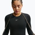 Дамска блуза с дълъг ръкав за  тренировка Nike One Fitted black/white 6
