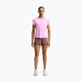 Дамска тренировъчна тениска Nike One Classic pink rise/white 2
