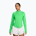 Дамска блуза за бягане с дълъг ръкав Nike Tempo Swoosh Run Dri-Fit 1/4-Zip illusion green/white