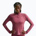 Дамски суитшърт за бягане Nike Tempo Dri-Fit 1/4 Zip pink smoke 4