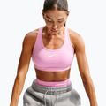 Спортен сутиен  Nike Swoosh pink rise/white 4