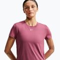 Дамска тренировъчна тениска Nike One Classic pink smoke/white 4