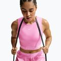Дамска тениска Nike Pro pink rise/white 4
