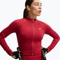 Дамски суитшърт за тренировка Nike Pro Seamless tough red/white
