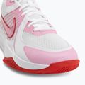 Обувки за волейбол Nike Zoom Hyperspeed Court 2 white/pink rise/university red 7