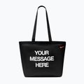 Чанта Nike Heritage "Your Message Here" Tote 22 l black/white/safety orange