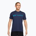 Мъжка тениска за бягане Nike Dri-Fit Running T-Shirt midnight navy/light current blue