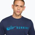 Мъжка тениска за бягане Nike Dri-Fit Running T-Shirt midnight navy/light current blue 3
