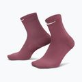 Чорапи Nike Run Midweight Micro Crew pink smoke/pink rise/white